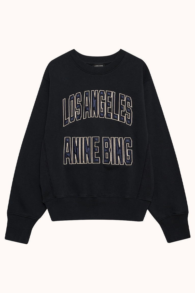 HARRY SHRUNKEN SWEATSHIRT LA - VINTAGE BLACK