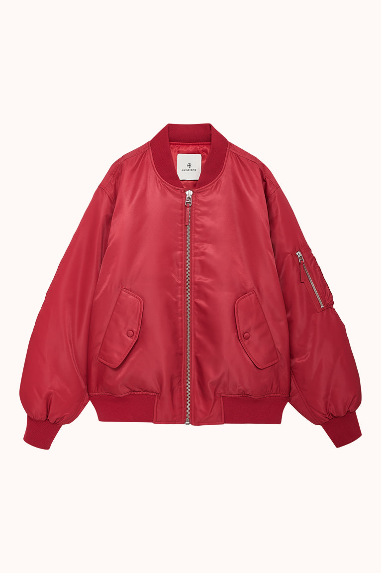 LEON BOMBER - Rood