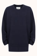 OSLO KNITTED SWEATER - Donker Blauw