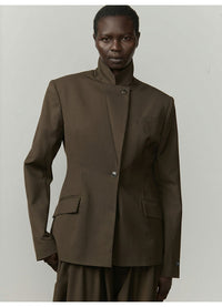 Shelia Fitted Blazer khaki