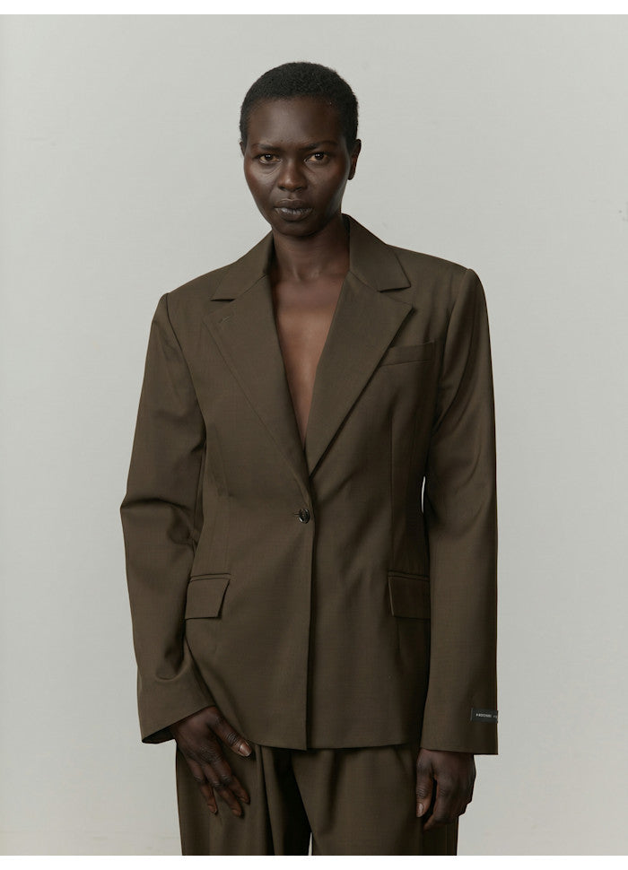 Shelia Fitted Blazer khaki