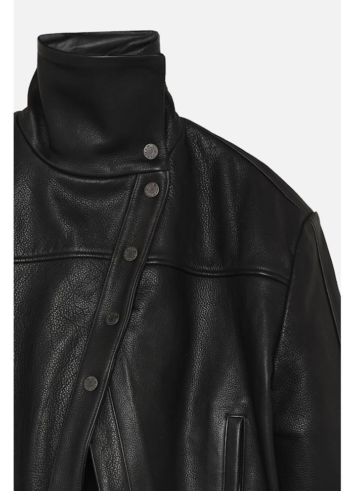 Kaia Leather Jacket Black