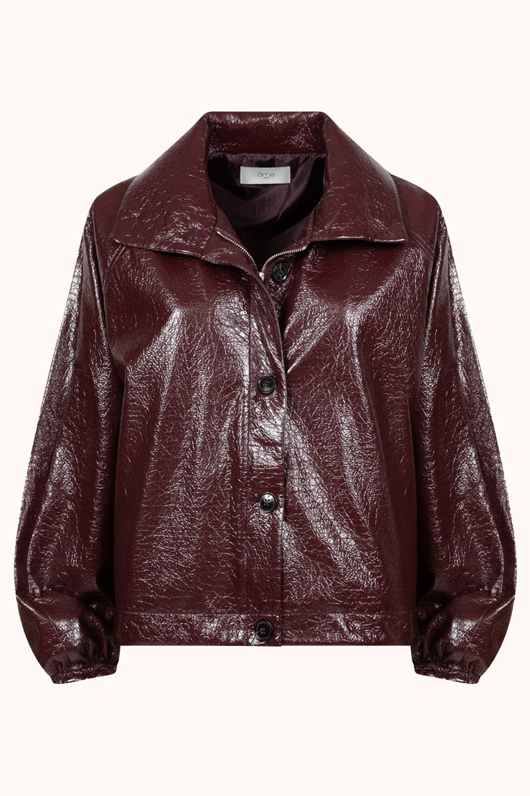 ONANA SHINY JACKET - Rood