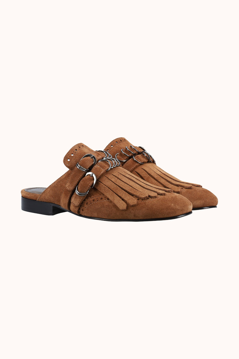 Chivers suede muiltjes