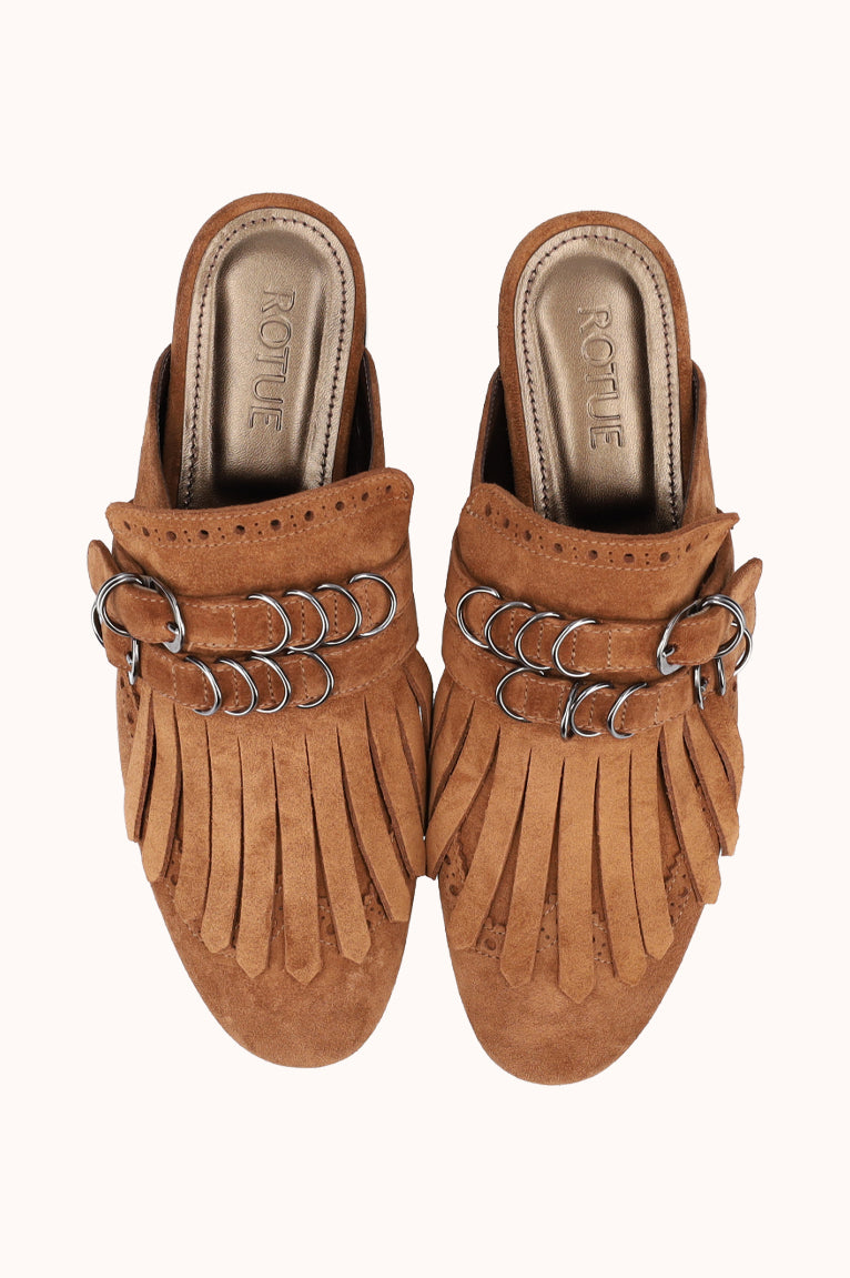 Chivers suede muiltjes