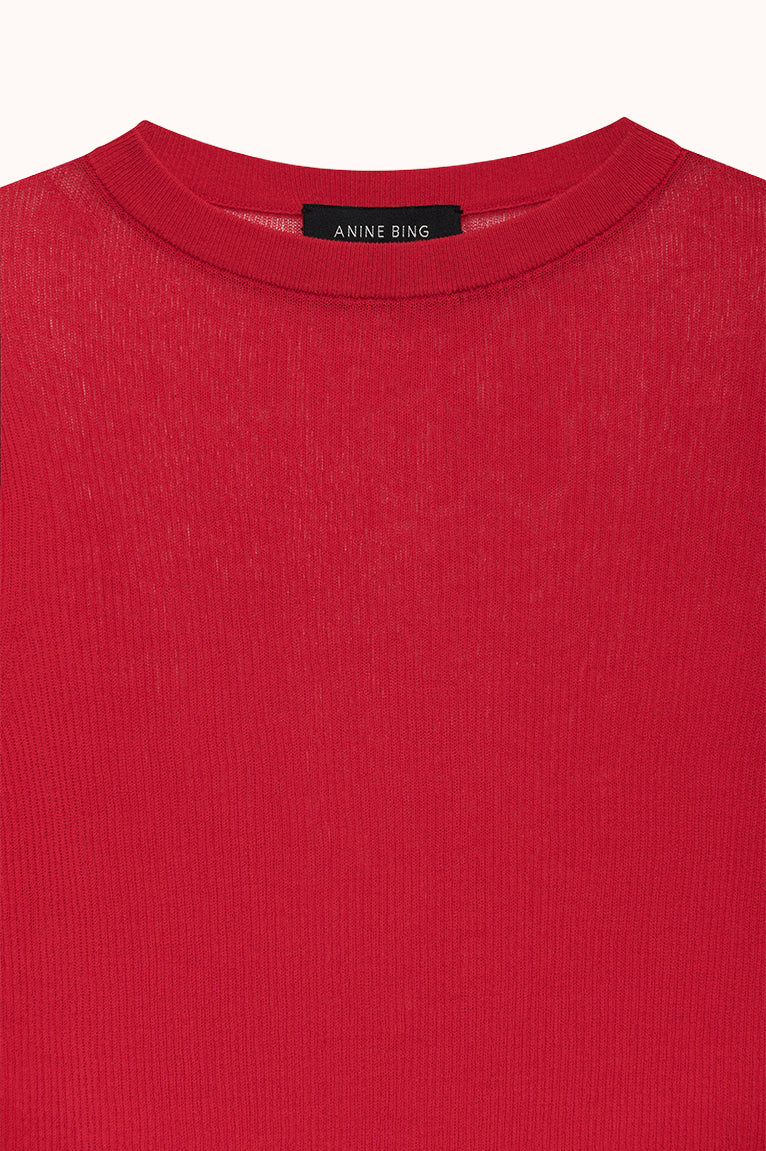 TIANA SWEATER - Tango red