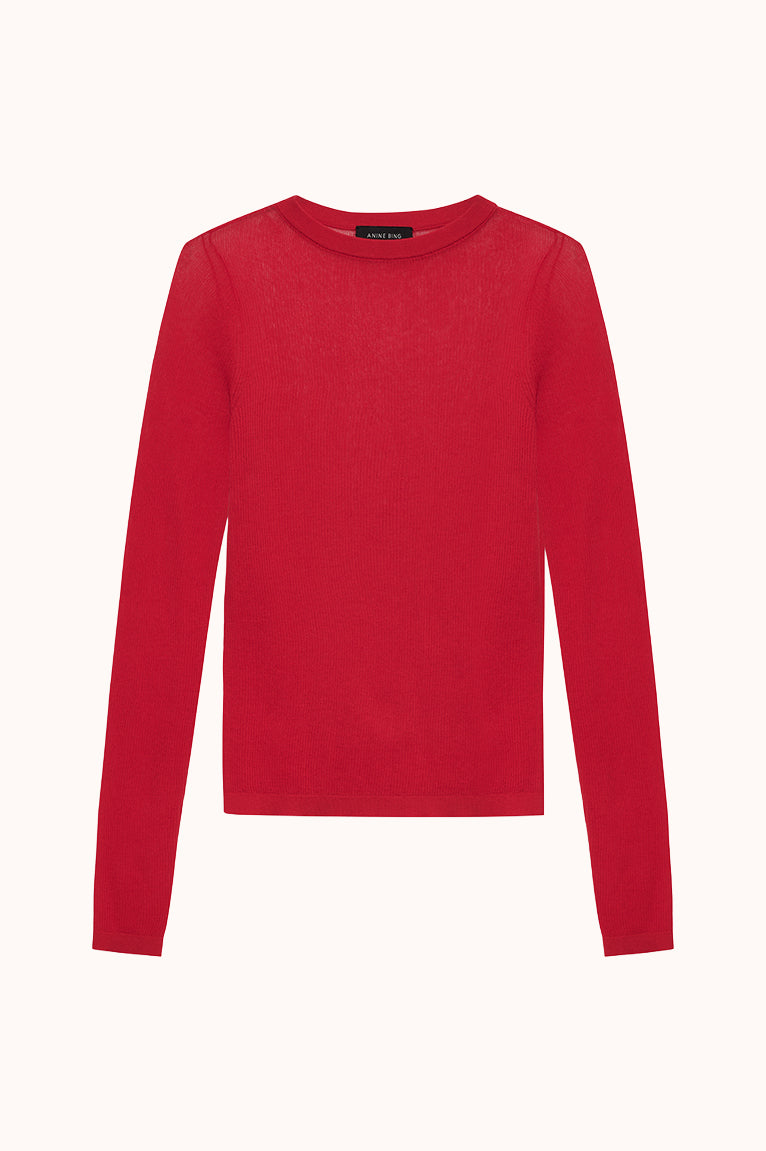 TIANA SWEATER - Tango red